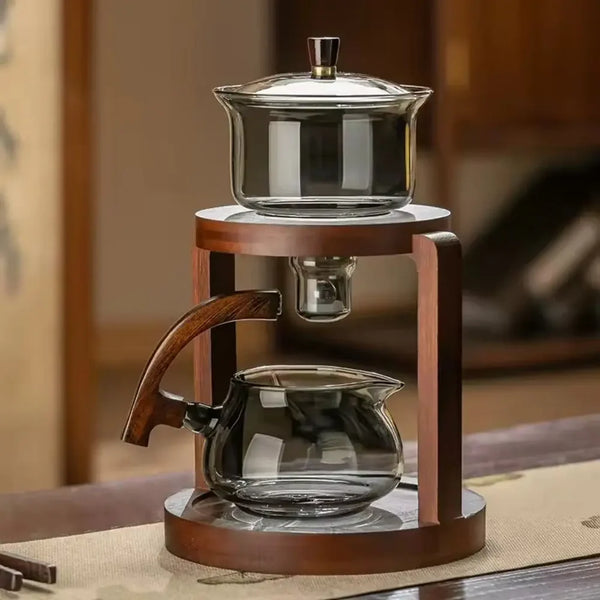 Orvanna Glass Tea Set with six glass cups